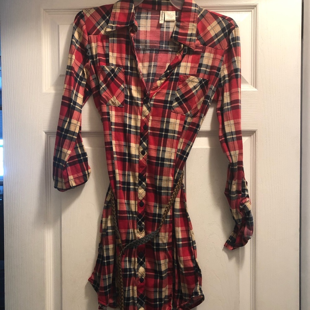 Passport plaid dress